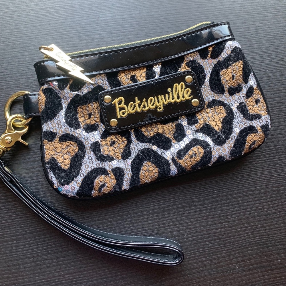 Brand New Jaguar Print Wristlet